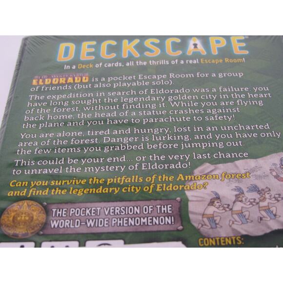 Deckscape: The Mystery of El Dorado Card Game Pocket Escape Room NEW Multiplayer - Picture 12 of 12